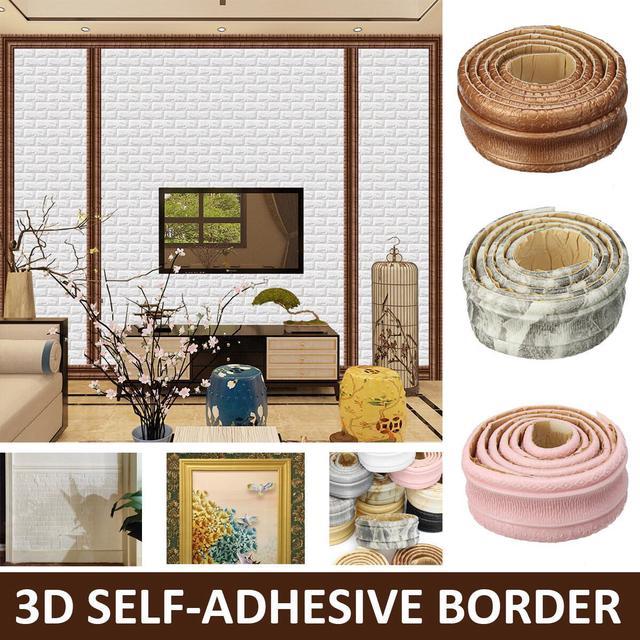 230 X  Self Adhesive Wall Skirting Wallpaper Border 3D Pattern Sticker  Outdoor Storage Buildings 