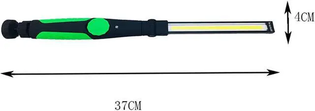 Alt view image 7 of 7 - Protable Garage Working Light Multifunction Rechargeable COB LED Slim Work Light Lamp Flashlight Worklight Outdoor - Yellow