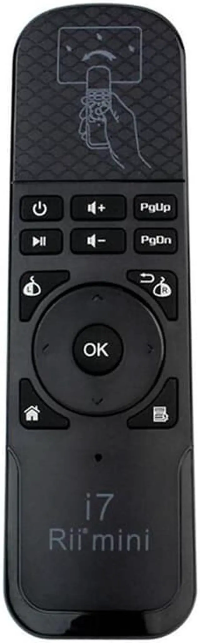 Alt view image 3 of 6 - Wechip Mini Fly Air Mouse i7/i7 laser 2.4G Wireless Remote Built-in 6 Axis for PC/Smart tv/Android Box/PS3 Motion Sensing Gamer