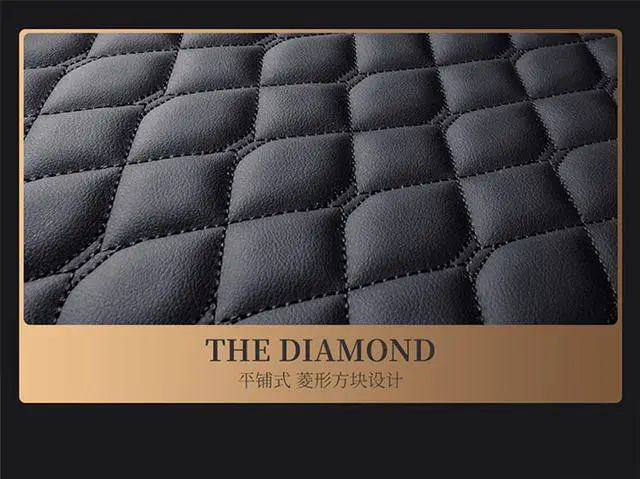 Alt view image 7 of 7 - Paiying Black PU Leather Full Set Car Seat Cover Cushion Protector Pad  US Ship