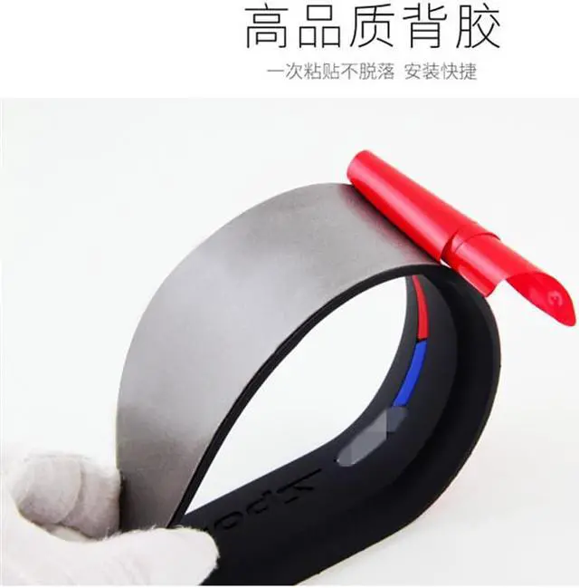 Alt view image 7 of 7 - Paiying 4X  Rubber Car Side Skirt Door Line Body Moulding Trim Cover Stripes US