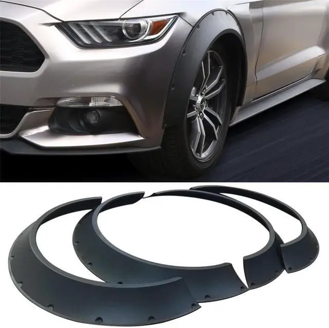 Alt view image 6 of 7 - Acaigel 4Pcs 800mm Flexible Car Fender Flares Extra Wide Body Wheel Arches