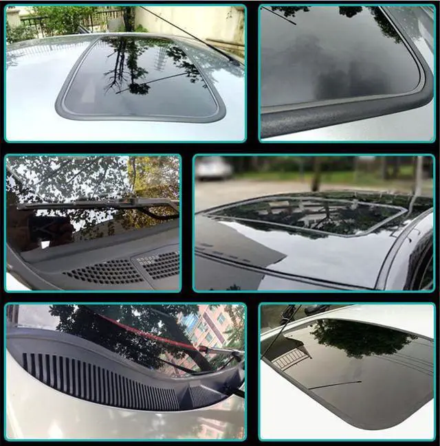 Alt view image 4 of 7 - 3m Car Sunroof Window Seal Strip Rubber Weather Stripping 40mm*3mm 1PC
