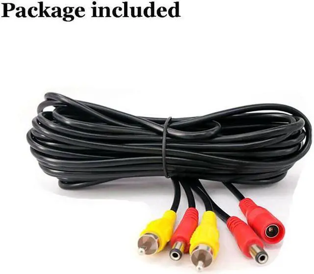 Alt view image 7 of 7 - Paiying 7M Car RCA Power o Video AV Cable Extension Wire for Auto Reversing Camera
