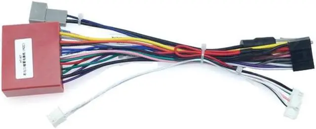 Alt view image 4 of 6 - 16pin Stereo Radio Wiring Harness Power Cable Adapter Canbus Box For Mazda 3