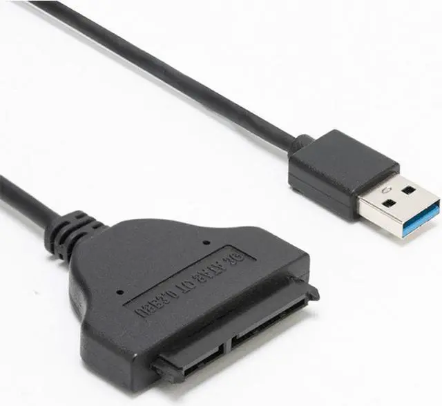 Alt view image 3 of 5 - Hard Drive Adapter Cable USB 3.0 to 2.5" SATA 22pin Hard Drive Adapter Cable SATA to USB 3.0 Converter for SSD/HDD