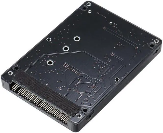 Alt view image 5 of 7 - M.2 NGFF SATA SSD to 2.5 IDE 44pin Converter Adapter with Case Black