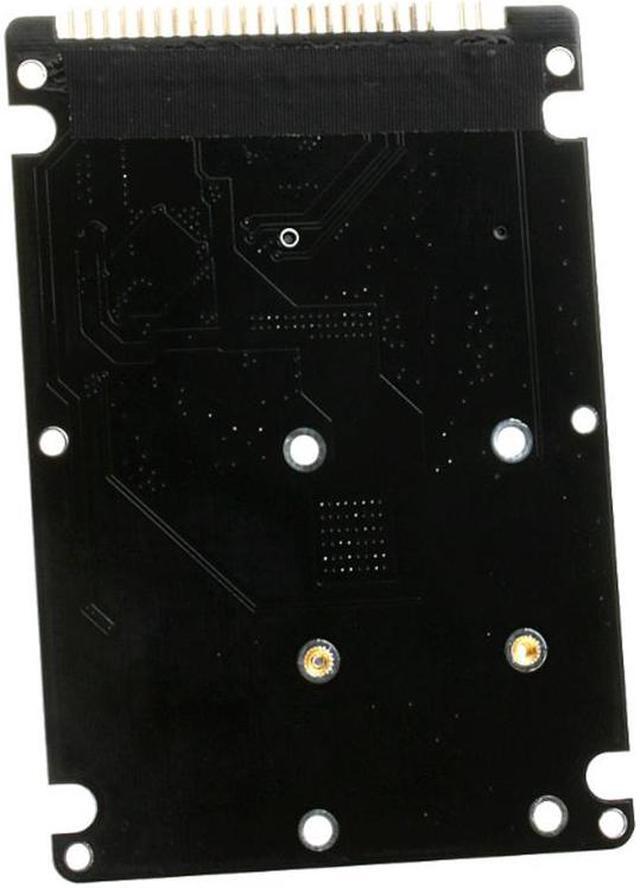 Alt view image 5 of 7 - Black MSATA to 2.5" IDE HDD SSD mSATA to PATA Adapter Converter Card 44PIN with Case