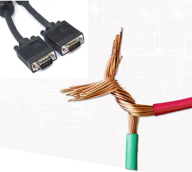Alt view image 4 of 7 - 5M Coax High Resolution Monitor VGA Cable
