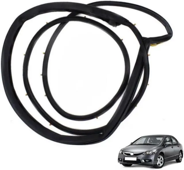 Alt view image 4 of 7 - Acaigel Door Weatherstrip Moulding Seal Weather Strip Front Left for CIVIC Sedan 2006-11