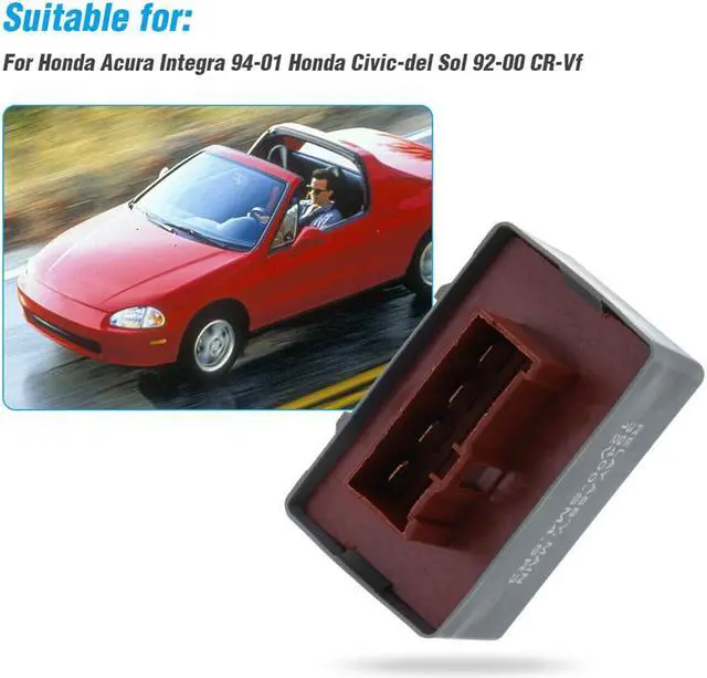 Alt view image 5 of 5 - Yassdwbn 1Piece Fuel Pump Main Relay For 1992-2001 Honda Civic Accord Acura 39400-Sm4-003