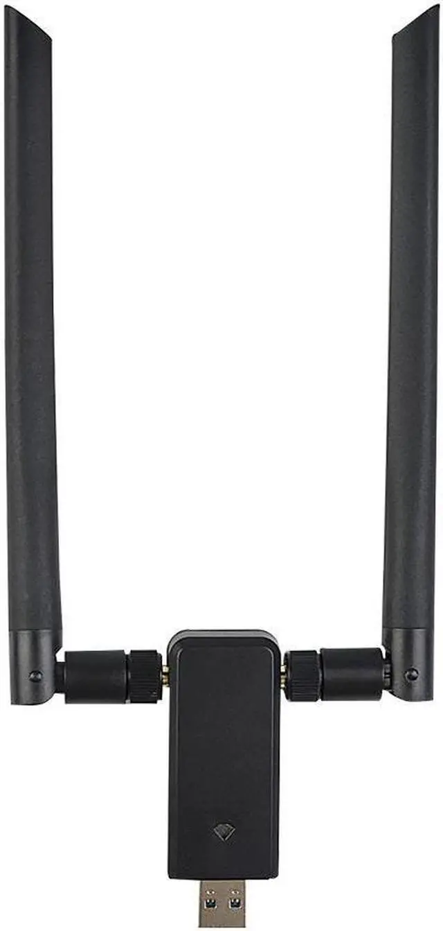 Alt view image 5 of 7 - 1x Wireless Adapter with USB 3.0 WIFI Extension Cable External 2*3dBi Antenna
