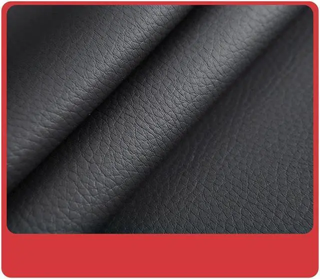 Alt view image 3 of 7 - Acaigel Black Red 5-Seats Luxury Wear-resistant Leather Seat Cover Full Set Seat Cushions Set