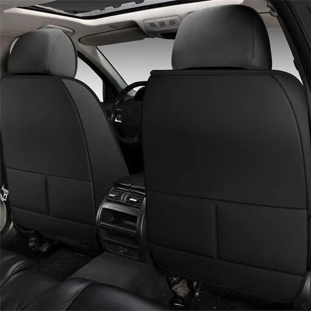 Alt view image 5 of 7 - Acaigel Black Red 5-Seats Luxury Wear-resistant Leather Seat Cover Full Set Seat Cushions Set