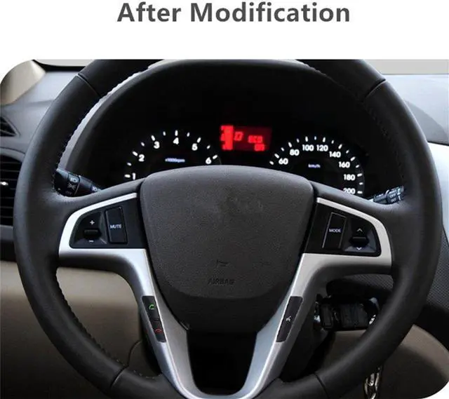 Alt view image 3 of 5 - Paiying Steering Wheel Remote Control Switch for Hyundai ACCENT Solaris 2011-2015+