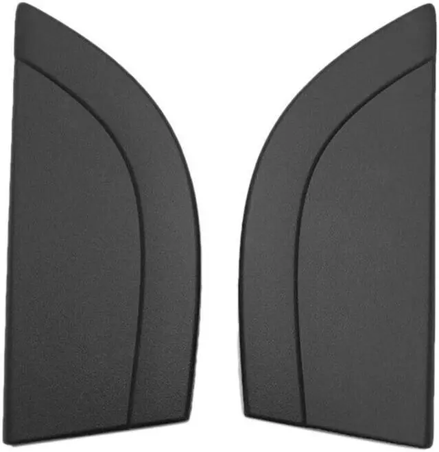 Alt view image 3 of 5 - Yassdwbn LH & RH Rear Door Delta Molding For 06-10 Hyundai Accent 83830-1E000 83840-1E000