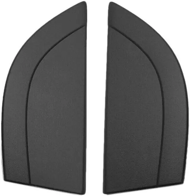 Alt view image 2 of 5 - Yassdwbn LH & RH Rear Door Delta Molding For 06-10 Hyundai Accent 83830-1E000 83840-1E000