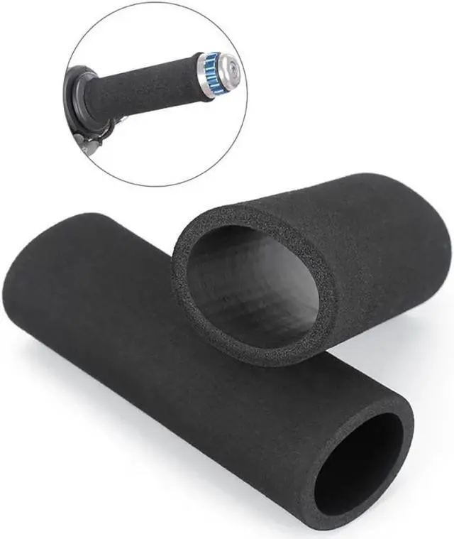 Main image of Acaigel 2 Pcs Foam Anti-Vibration Comfort Motorcycle Handlebar Grip Cover For Honda BMW