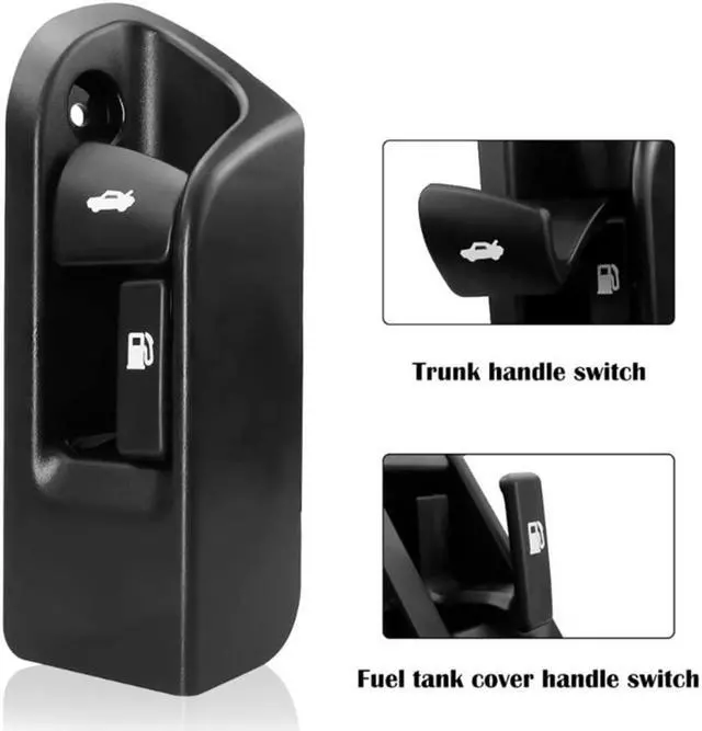 Alt view image 4 of 5 - Paiying Fuel Door & Trunk Lid Open Lever 64606-06020 For 2007-2017 Toyota Camry 2.5 3.5L