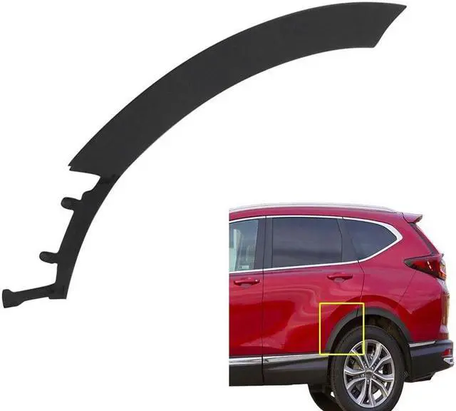 Alt view image 2 of 6 - Yingshan Car Rear Door Flare Molding Trim Left Side Fits For Honda CRV CR-V 2017-2022