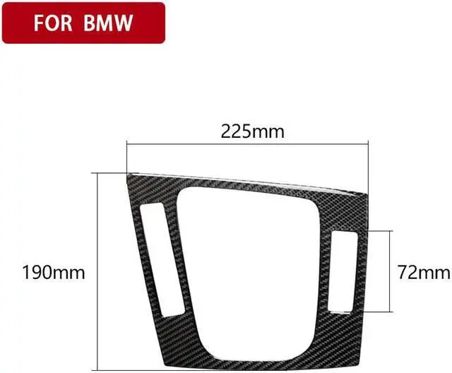 Alt view image 4 of 7 - Acaigel Carbon Fiber Console Gear Shift Panel Cover Trim For BMW 3 Series M3 E46 98-05 LHD only