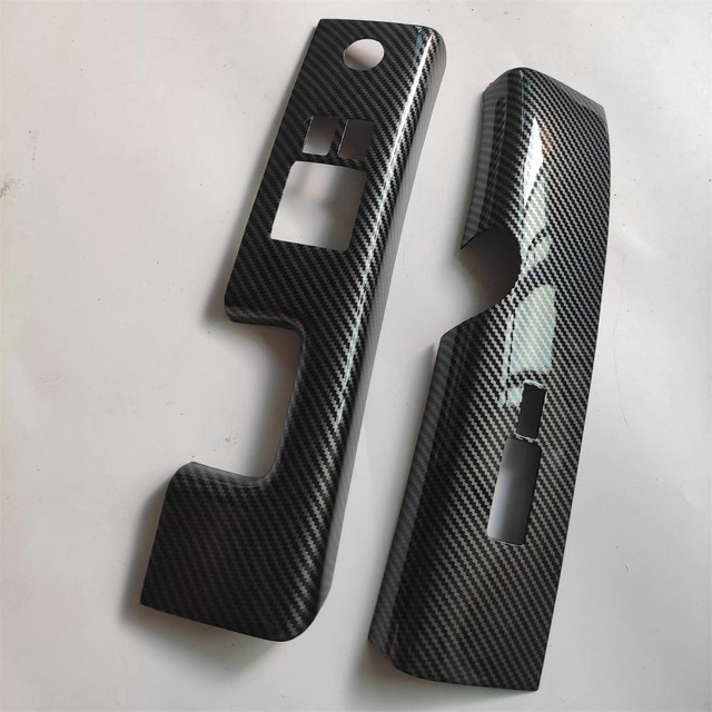 Carbon Fiber Style Window Switch Cover Trim For Nissan 350Z 2003-2005 (Front Left & Right)