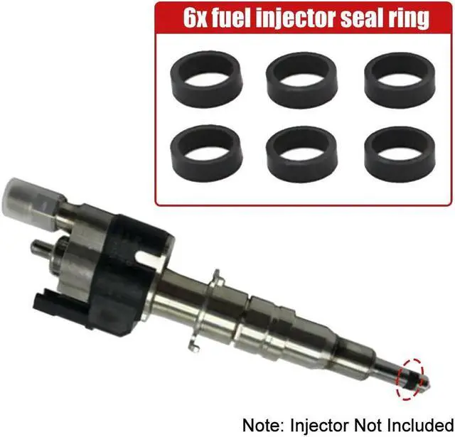 Alt view image 5 of 5 - Paiying 6 x Fuel Injector Seals 13537585261 Fit For BMW N54 N63 S63 135i 550i 750i M5 M6