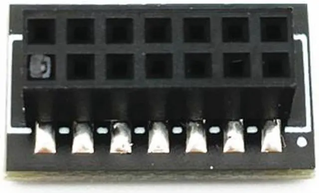 Alt view image 3 of 5 - Yingshan TPM-SPI 2.0 Module Security Module Board For ASROCK ASRock Pack SPI Motherboard 14-1 PIN