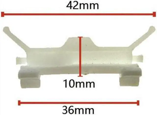 Alt view image 2 of 4 - Acaigel 10Pcs Car Roof Weatherstrip Moulding Drip Rail Clips For Hyundai Elantra