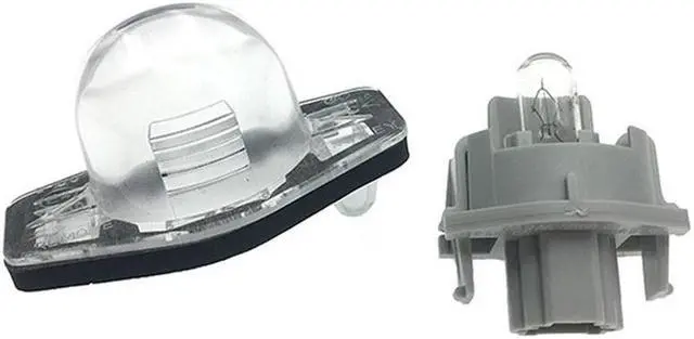 Alt view image 3 of 5 - Yassdwbn 1pc License Plate Light Rear Lamp With Bulb For Honda Accord Civic Pilot CR-V