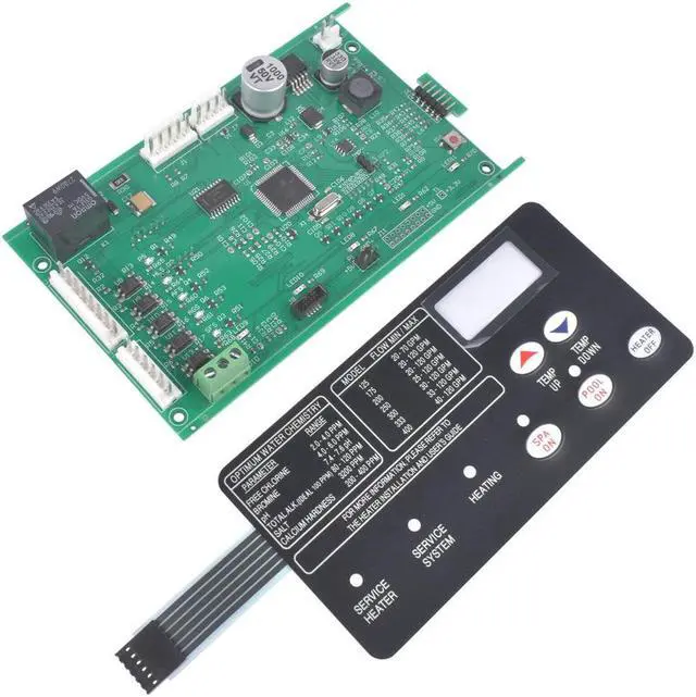 Alt view image 5 of 7 - 42002-0007S Control Board Kit with 472610Z Switch Pad For Pentair MasterTemp NA/LP