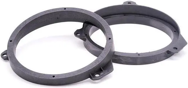 Alt view image 2 of 5 - Acaigel 2Pcs 6.5" Solid Front Door Speaker Spacer Mount Adapter Ring For Subaru Forester