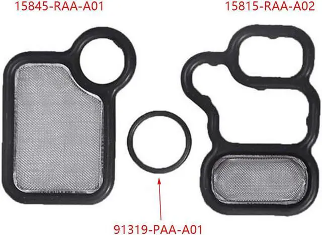 Alt view image 2 of 5 - Yingshan 1 Set VTEC Solenoid Gaskets Kit For Honda Accord Civic Acura TSX 15845-RAA-A01