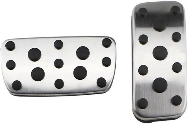 Alt view image 5 of 5 - 1 Set Footrest Gas Brake Pedal Covers For Subaru Impreza Forester Outback Legacy