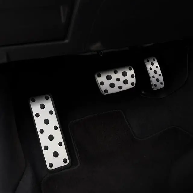 Alt view image 4 of 5 - 1 Set Footrest Gas Brake Pedal Covers For Subaru Impreza Forester Outback Legacy