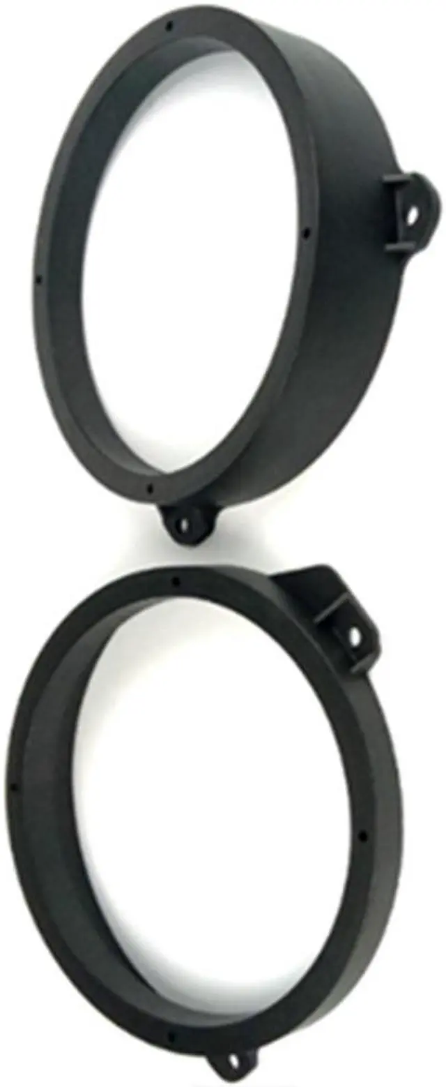Alt view image 3 of 5 - Acaigel 2Pcs 6.5'' Black Car Front Door Speaker Spacer Replacement For Subaru Forester