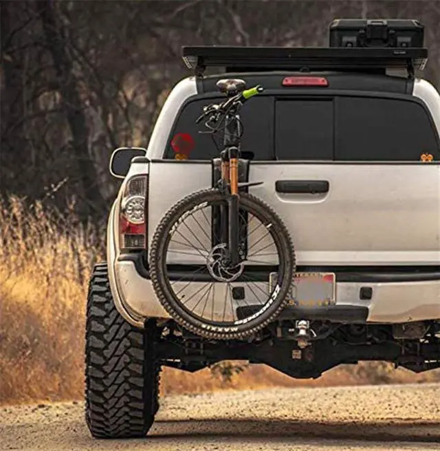 Alt view image 7 of 7 - Acaigel Portable Tailgate Pad Shuttle Pad Protective Bike Rack W/Strap For Pickup Trucks