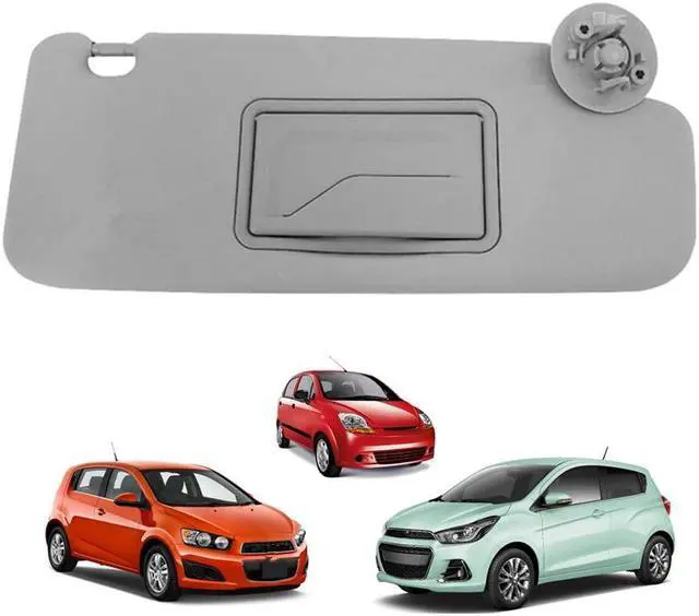 Alt view image 6 of 6 - Acaigel Right Passenger Side Sun Visor Gray For CHEVROLET Sonic 2012-2016 Spark 2013-2016