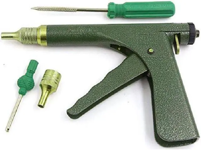 Alt view image 7 of 7 - Acaigel Tubeless Tire Puncture Repair Tool Tire Mushroom Plugs Vacuum Gun Kit  for Car,Truck, Motorcycle, ATV,RV,Tractor, Heavy Duty