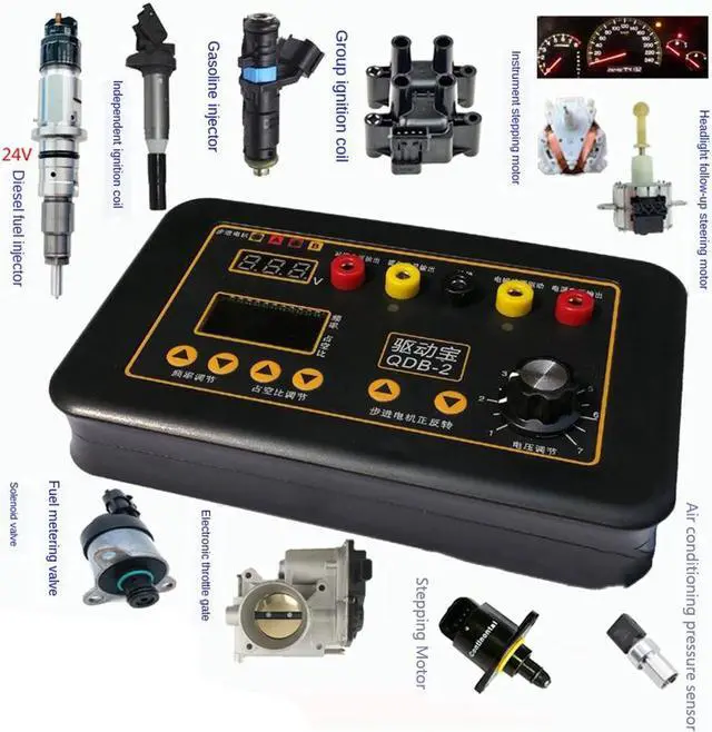 Alt view image 4 of 7 - Paiying Automobile Ignition Coil Test Injector Solenoid Valve Idle Stepper Motor Tester