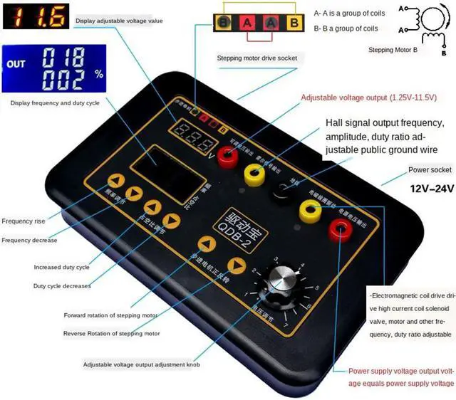 Main image of Paiying Automobile Ignition Coil Test Injector Solenoid Valve Idle Stepper Motor Tester