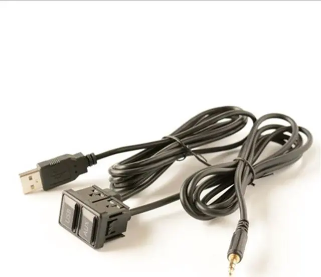 Alt view image 2 of 5 - Yingshan Dash Mount Aux Usb Port Panel Auto Boat Usb Extension Cable Adapter Universal