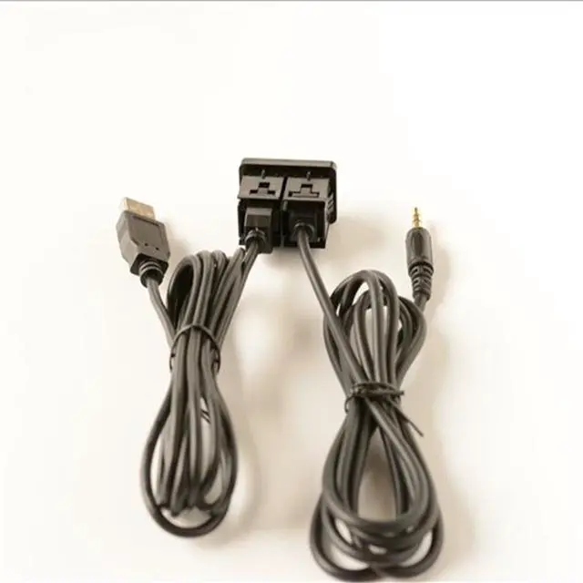 Alt view image 4 of 5 - Yingshan Dash Mount Aux Usb Port Panel Auto Boat Usb Extension Cable Adapter Universal