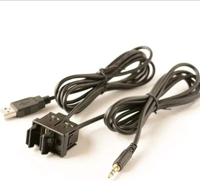 Alt view image 5 of 5 - Yingshan Dash Mount Aux Usb Port Panel Auto Boat Usb Extension Cable Adapter Universal