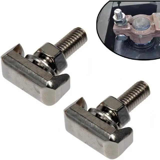 Alt view image 5 of 5 - Paiying 2PCS 19116852 Car Screw T-Bolt Battery Cable Terminal For Chevrolet GMC 2007-14