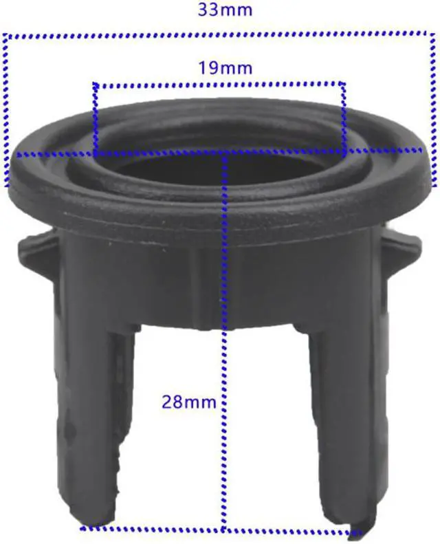 Alt view image 5 of 5 - Acaigel 6PCS Front Bumper Radar Bracket For JEEP Wrangler JL 2018+