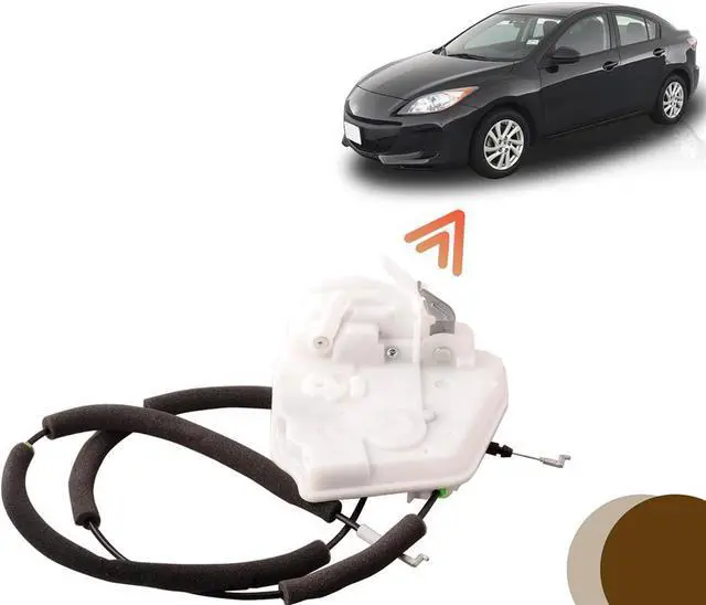 Alt view image 3 of 6 - Acaigel Front Left Driver Door Lock Latch Actuator For MAZDA 3 2010-2013
