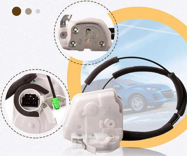 Alt view image 5 of 6 - Acaigel Front Left Driver Door Lock Latch Actuator For MAZDA 3 2010-2013