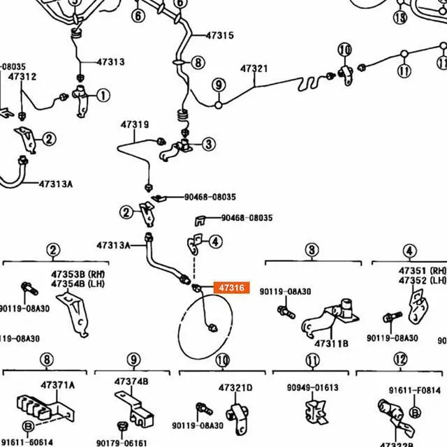 Alt view image 3 of 7 - Yingshan 12PCS Skirt Push Clips 909140055 For Subaru Impreza & WRX STi 2000 - 2020