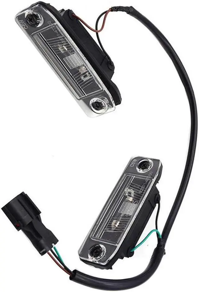 Alt view image 5 of 5 - Yassdwbn Rear License Plate Lamp Light Pair Left + Right For Kia Sorento 2011 2012 2013
